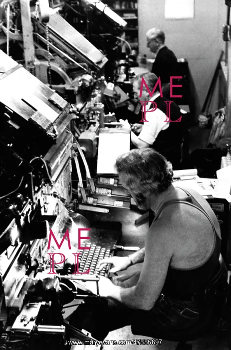  : Linotype operators