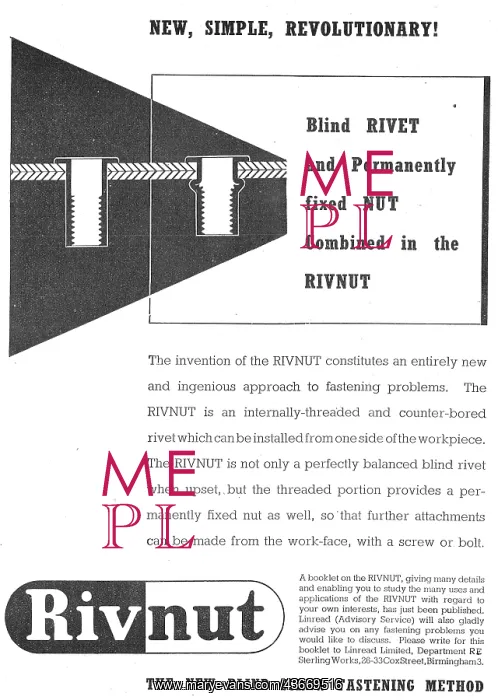: Linread RIVNUT Blind Rivet & Fixed Nut Process : Linread RIVNUT Blind Rivet & Fixed Nut Process