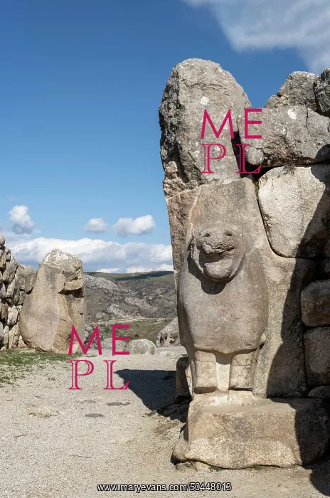 : Lion Gate, Hattusa, Anatolia, Turkey : Lion Gate, Hattusa, Anatolia, Turkey