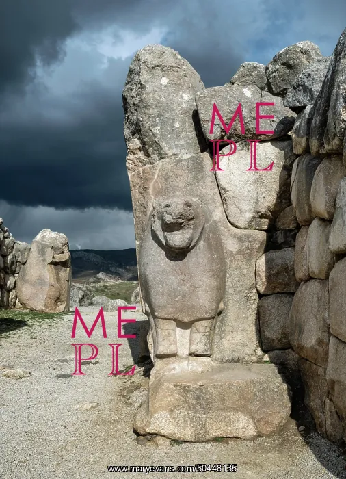 : Lion Gate, Hattusa, Anatolia, Turkey : Lion Gate, Hattusa, Anatolia, Turkey