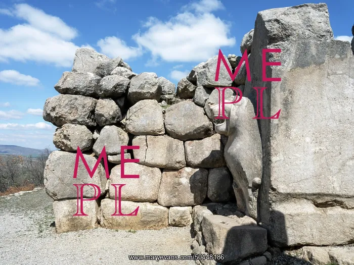 : Lion Gate, Hattusa, Anatolia, Turkey : Lion Gate, Hattusa, Anatolia, Turkey