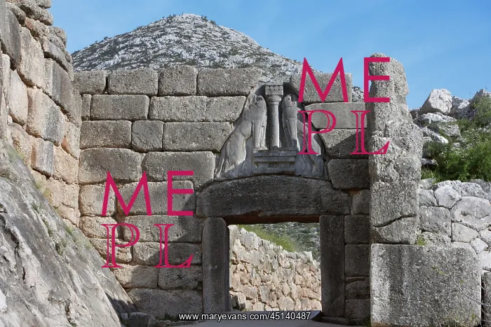 : Lion Gate, Mycenae, Greece : Lion Gate, Mycenae, Greece