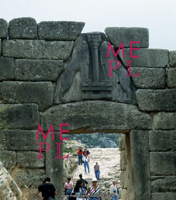 : Lion Gate, Mycenae. Photograph