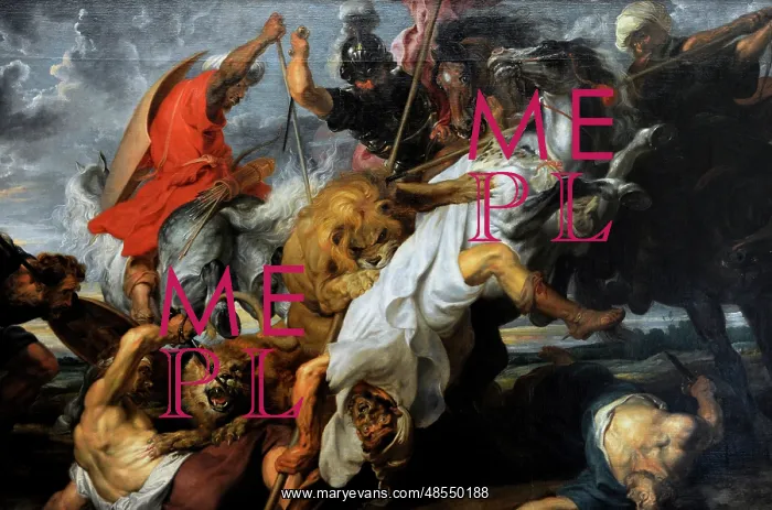 : Lion Hunt, by Rubens : Lion Hunt, by Rubens