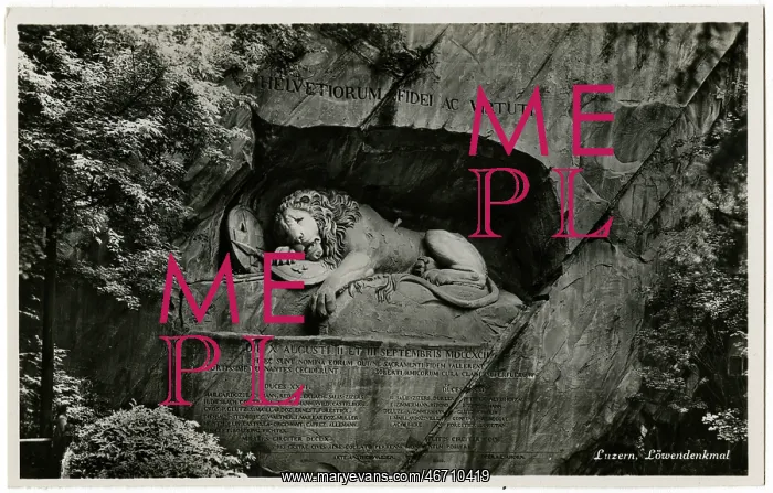 : The Lion of Lucerne, Switzerland : The Lion of Lucerne, Switzerland