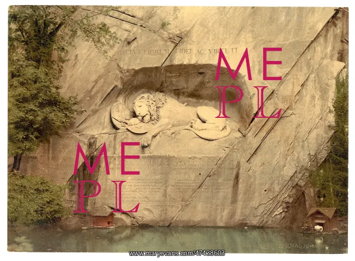 : Lion Monument, Lucerne, Switzerland : Lion Monument, Lucerne, Switzerland