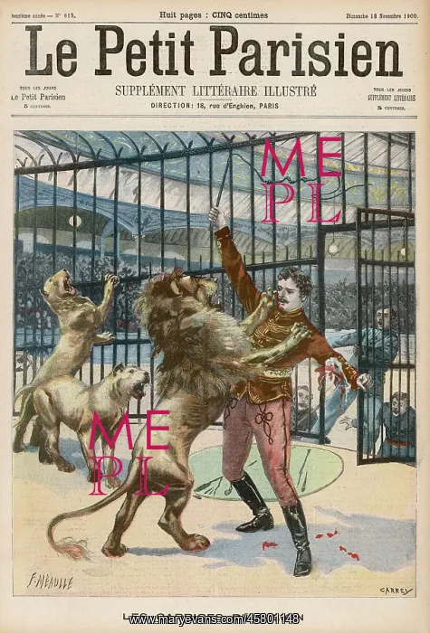 : LION TAMER MAULED : LION TAMER MAULED