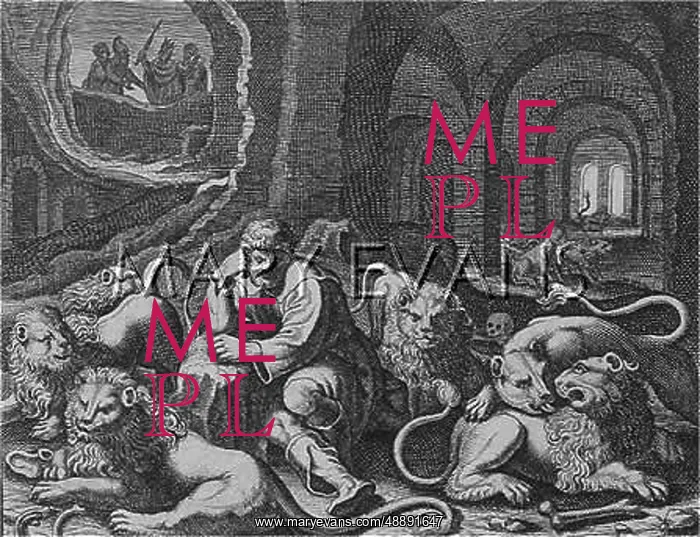 : LIONS AND DANIEL : LIONS AND DANIEL