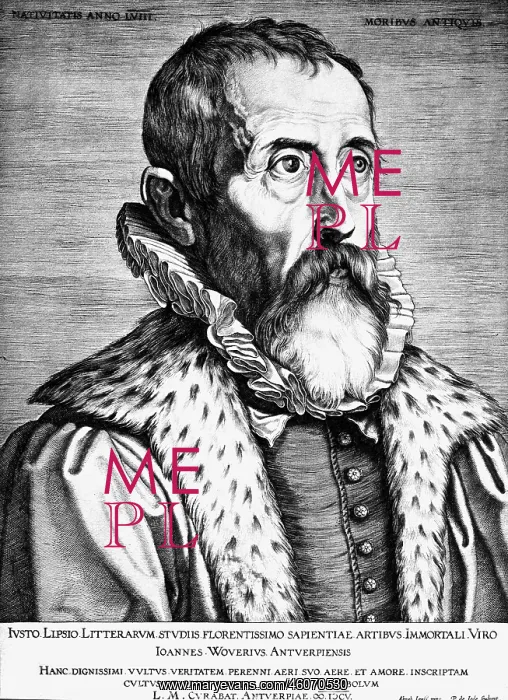 : Lipsius, Justus (born Joest Lips), 18.10.1547 : Lipsius, Justus (born Joest Lips), 18.10.1547