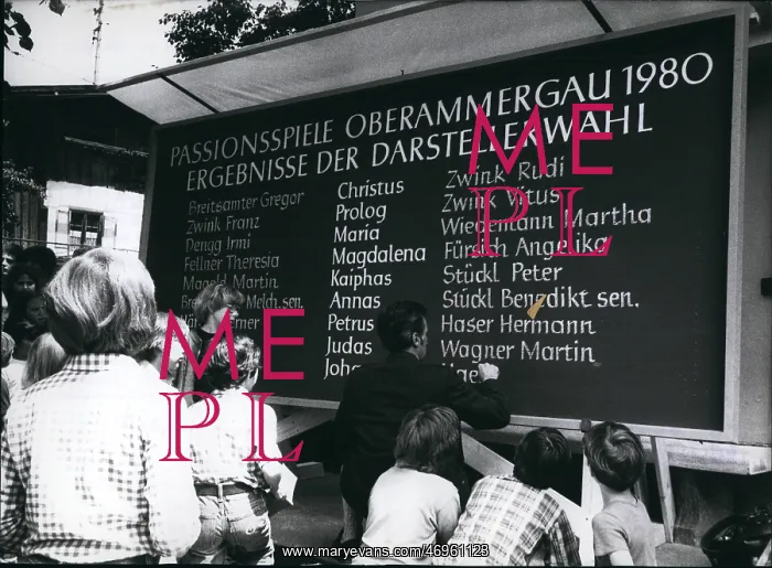: List of performers at Oberammergau, Germany : List of performers at Oberammergau, Germany