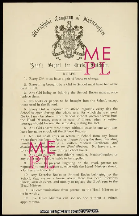 : LIST OF SCHOOL RULES : LIST OF SCHOOL RULES