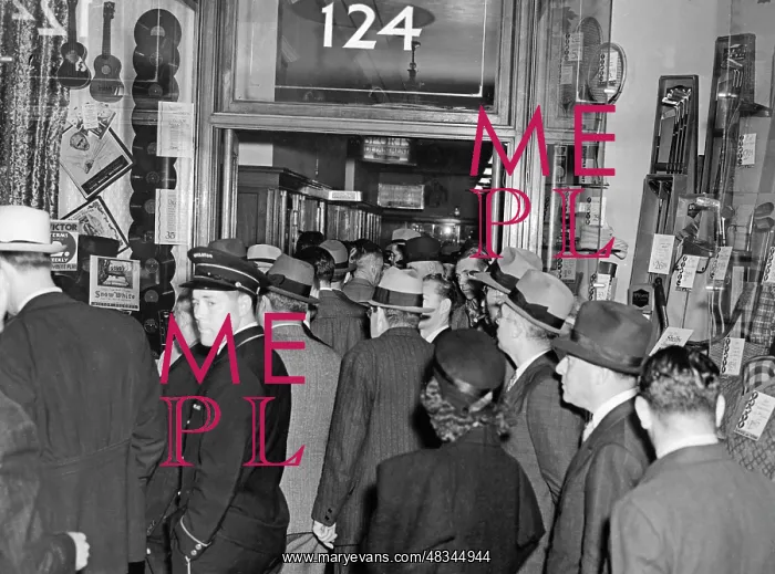 : Listeners while Hitler gives a speech in the : Listeners while Hitler gives a speech in the