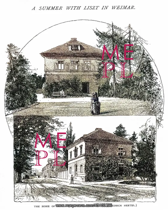 : LISZT'S HOME AT WEIMAR : LISZT'S HOME AT WEIMAR