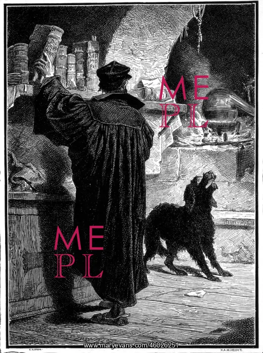 : literature, Faust I, 3rd scene, Study, scene : literature, Faust I, 3rd scene, Study, scene