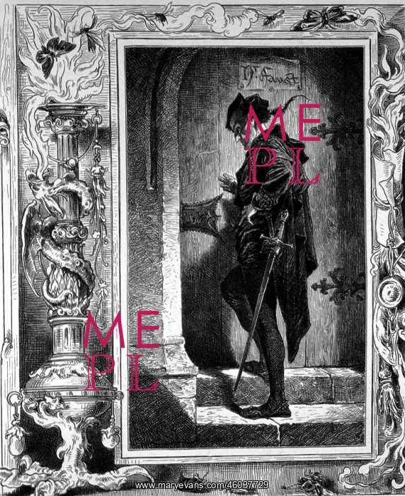 : literature, Faust I, 4th scene, Study, scene : literature, Faust I, 4th scene, Study, scene