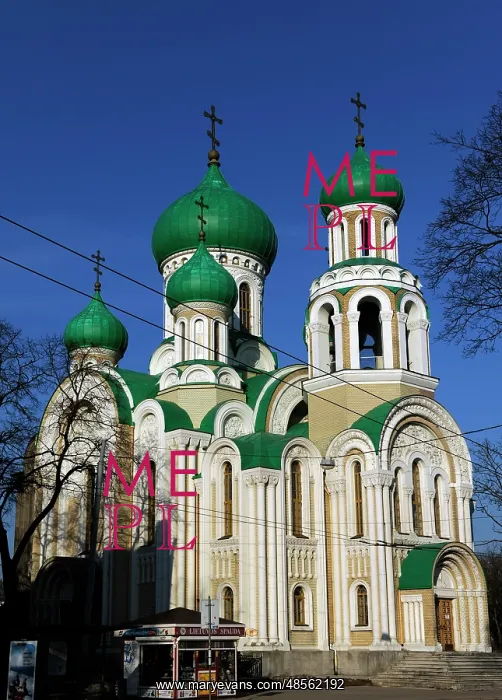 : Lithuania. Vilnius. Orthodox Church of St. Michael and St. C : Lithuania. Vilnius. Orthodox Church of St. Michael and St. C