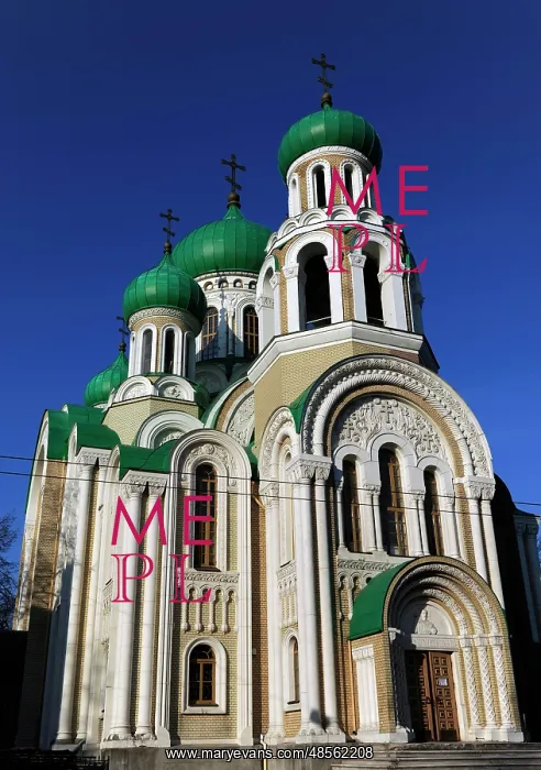 : Lithuania. Vilnius. Orthodox Church of St. Michael and St. C : Lithuania. Vilnius. Orthodox Church of St. Michael and St. C
