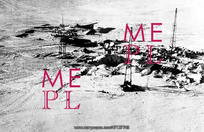  : Little America under construction, Byrd Antarctic Expedition