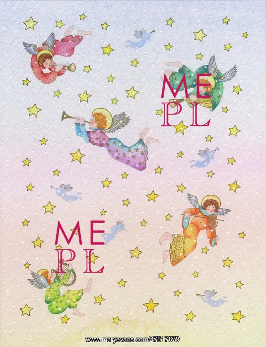 : Little Angels with musical instruments : Little Angels with musical instruments