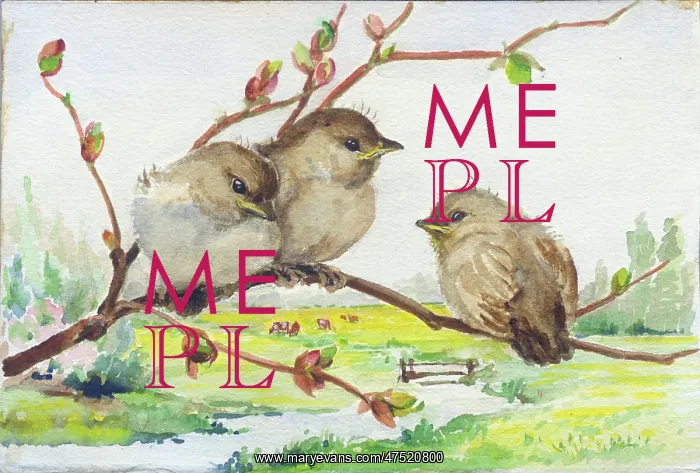 : Three little birds on a bough : Three little birds on a bough