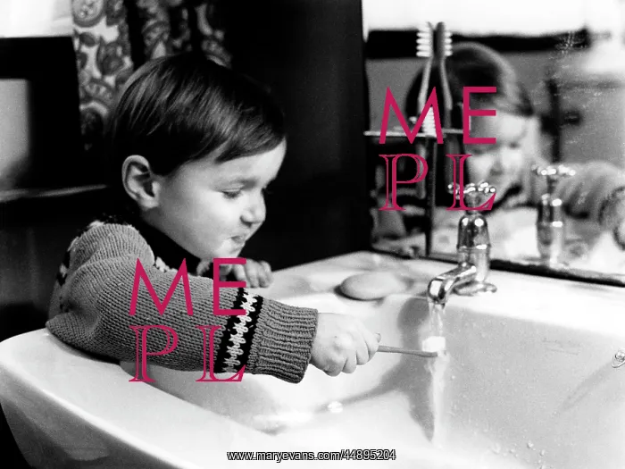 : Little boy brushing his teeth : Little boy brushing his teeth