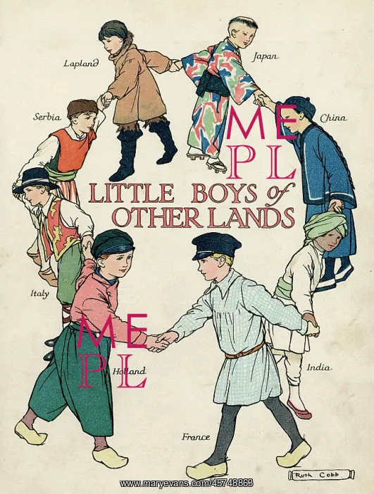 : Little boys of other lands in their native costumes : Little boys of other lands in their native costumes
