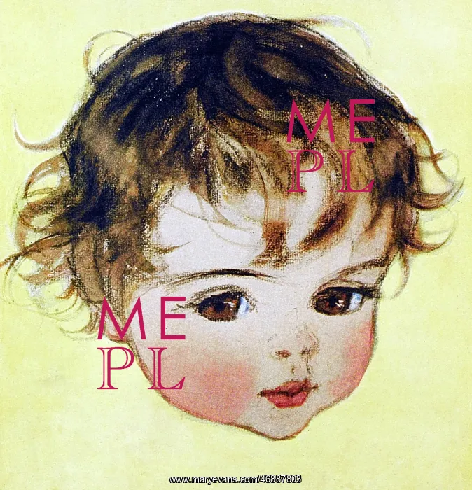 : Little Cherub by Muriel Dawson : Little Cherub by Muriel Dawson