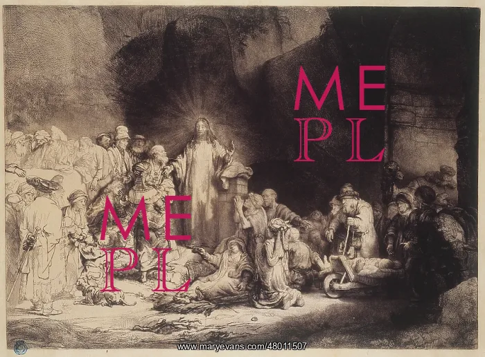 : The little children being brought to Jesus : The little children being brought to Jesus
