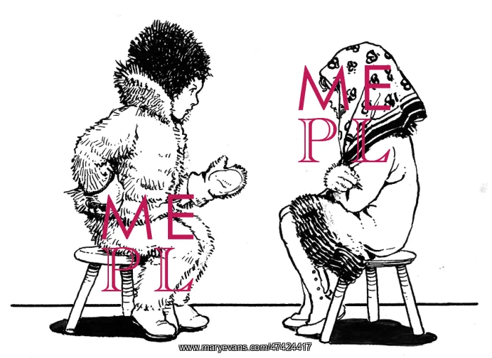  : Two little children talking