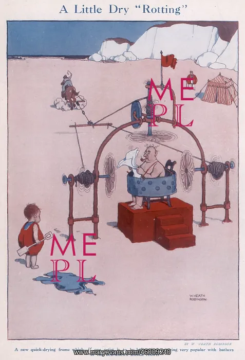 : A Little Dry Rotting by William Heath Robinson : A Little Dry Rotting by William Heath Robinson