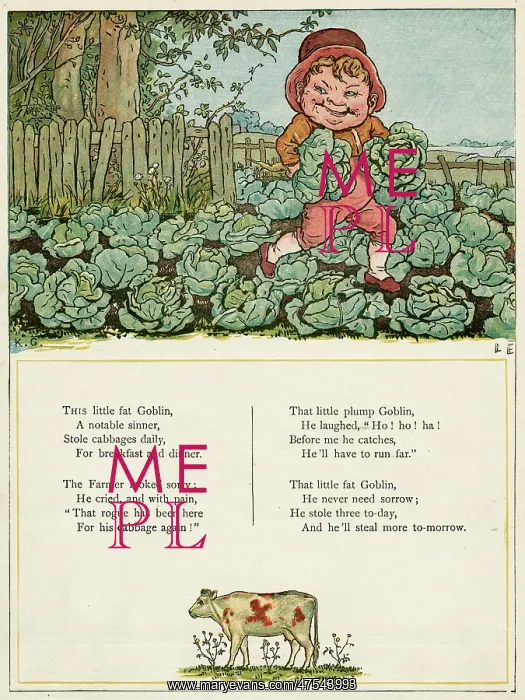 : Little fat goblin stealing cabbages : Little fat goblin stealing cabbages