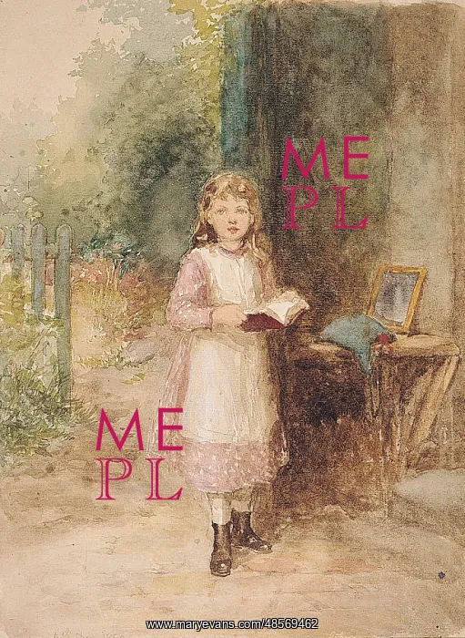  : Little Girl with Open Book