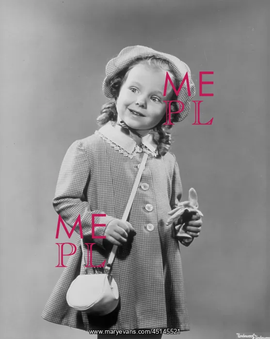: Little Girl With Pocketbook : Little Girl With Pocketbook