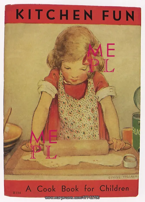 : Little Girl with Rolling Pin : Little Girl with Rolling Pin