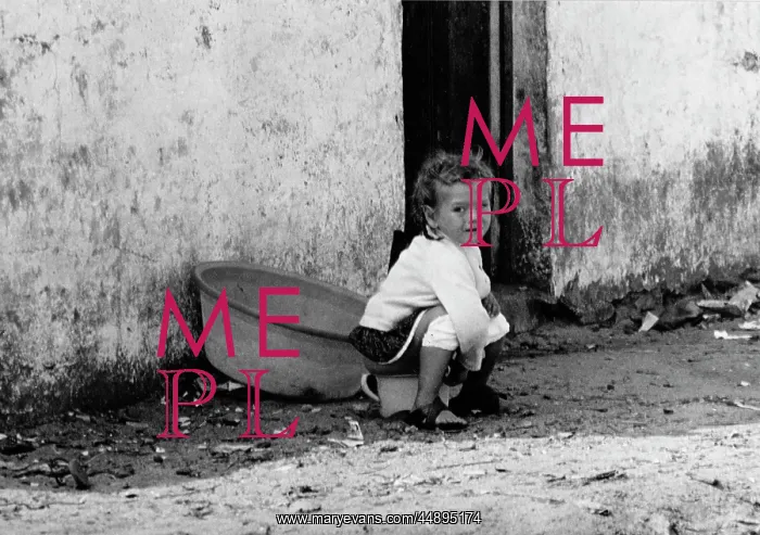 : Little girl sitting on a potty : Little girl sitting on a potty