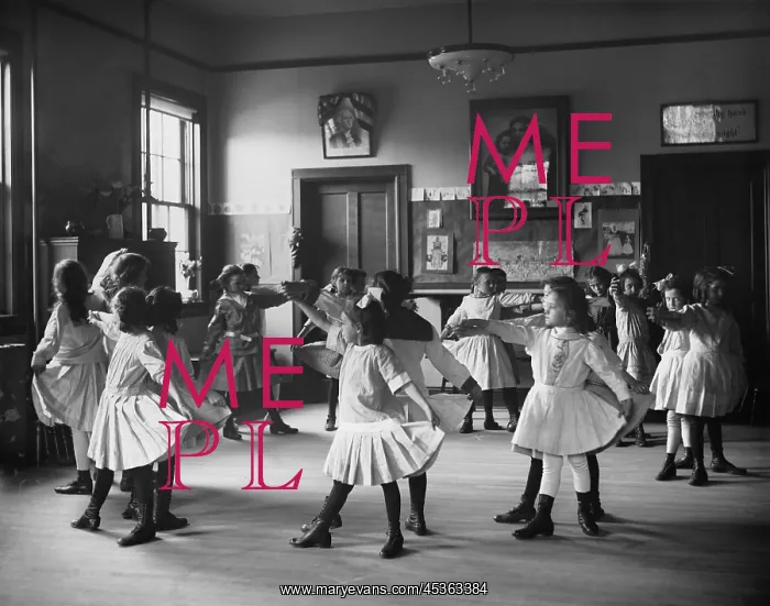 : Little girls in a dancing class, Georgetown, Washington : Little girls in a dancing class, Georgetown, Washington