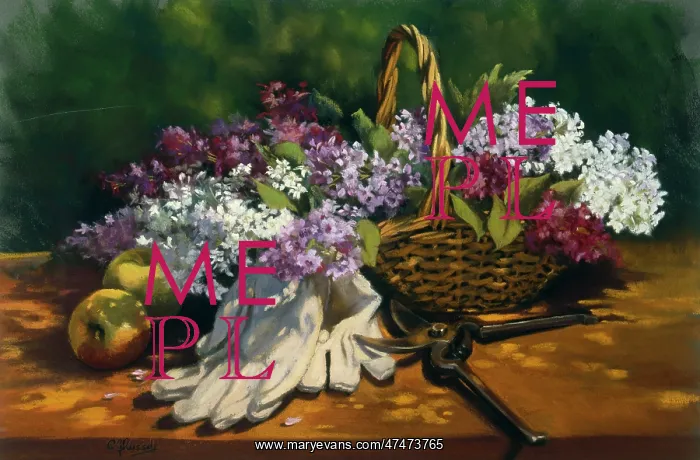 : A Little Light Pruning ' basket of lilac : A Little Light Pruning ' basket of lilac
