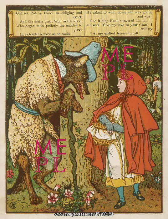 : Little Red Riding Hood - wolf : Little Red Riding Hood - wolf