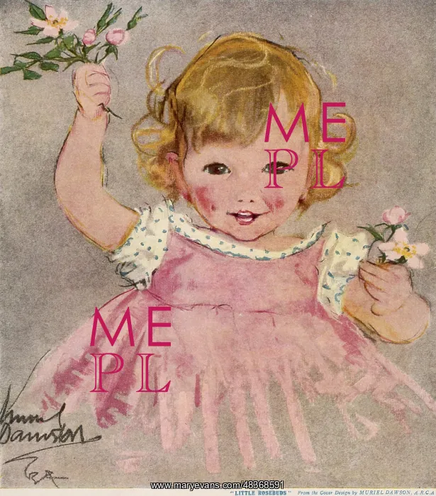 : Little Rosebuds by Muriel Dawson : Little Rosebuds by Muriel Dawson