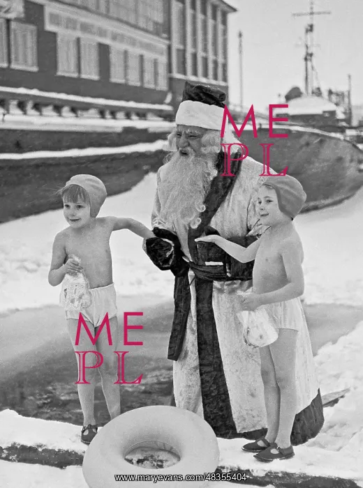 : Little twin winter swimmers, 1966 : Little twin winter swimmers, 1966