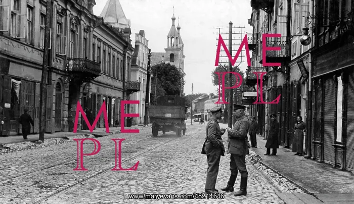: Litzmannstreet in Kaunas, 1915 : Litzmannstreet in Kaunas, 1915