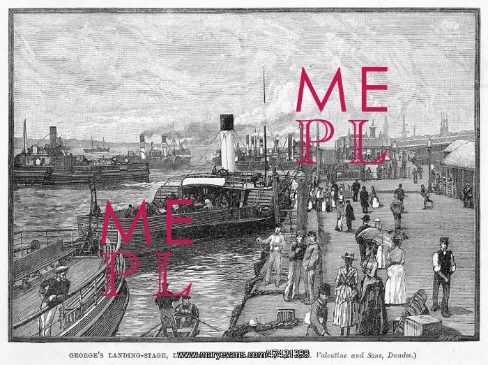  : LIVERPOOL. George's Landing Stage, Liverpool, Merseyside