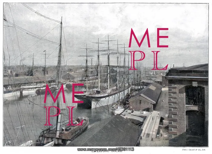 : Liverpool Docks - 1890s : Liverpool Docks - 1890s