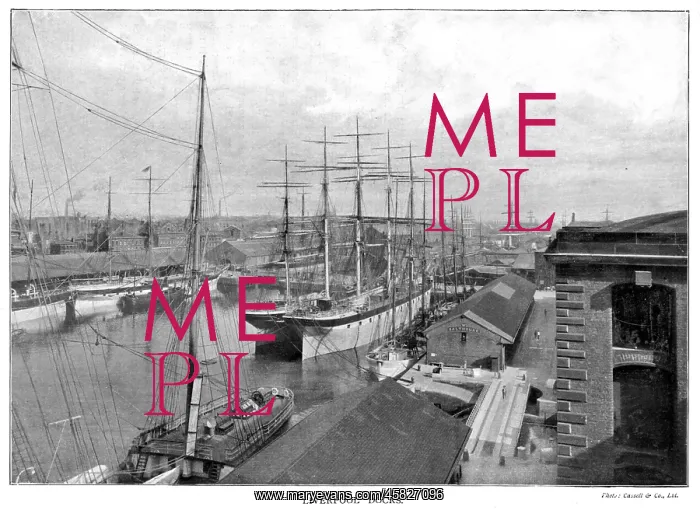 : Liverpool Docks - 1890s : Liverpool Docks - 1890s