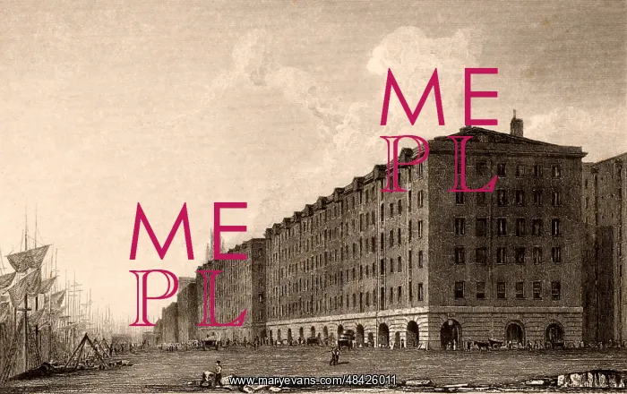: Liverpool Docks, England. Goree Buildings, George's : Liverpool Docks, England. Goree Buildings, George's
