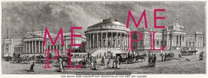 : Liverpool - New reading room 1877 : Liverpool - New reading room 1877