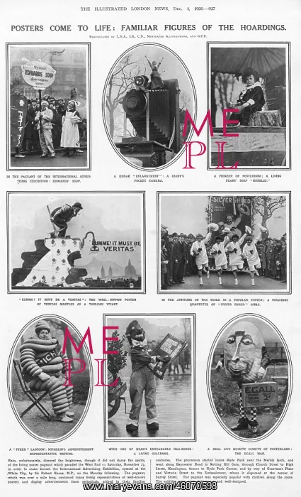 : The living poster pageant : The living poster pageant