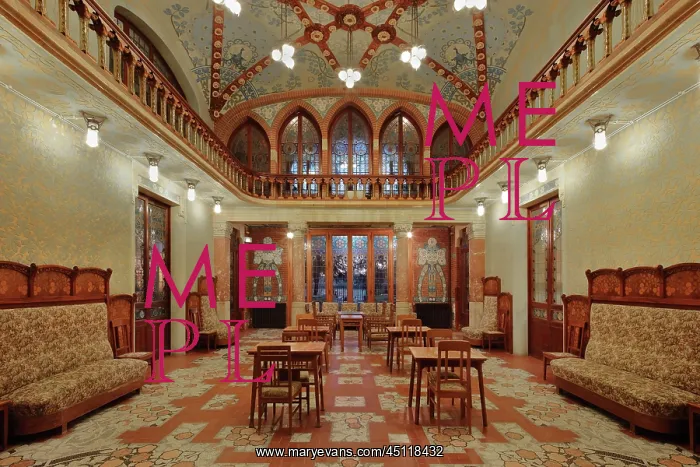 : Living room, Institut Pere Mata, Reus, Catalonia, Spain : Living room, Institut Pere Mata, Reus, Catalonia, Spain