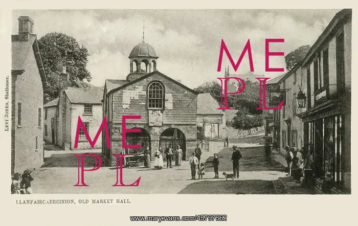 : Llanfair Caereinion - The Old Market Hall : Llanfair Caereinion - The Old Market Hall