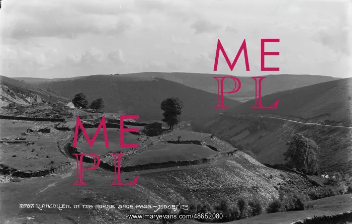 : Llangollen in the Horse Shoe Pass : Llangollen in the Horse Shoe Pass